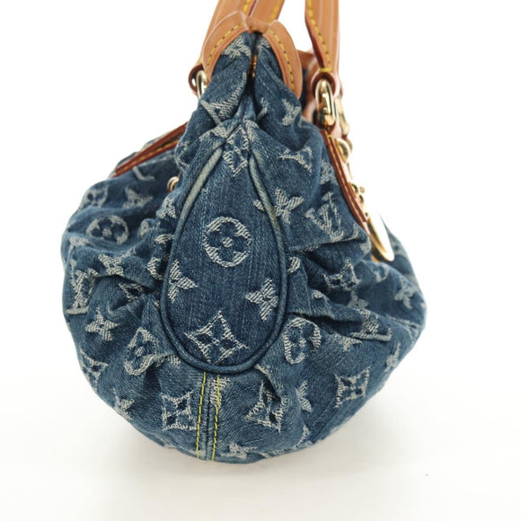 LOUIS VUITTON Monogram Denim Preity Handtasche Blau M95020 LV Auth 181366SAM