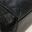 CHANEL Chain Matelasse Shoulder Bag Caviar Skin Black Gold CC Auth 181368SAM-8