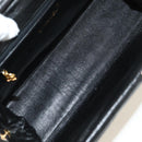 CHANEL Chain Matelasse Shoulder Bag Caviar Skin Black Gold CC Auth 181368SAM-9