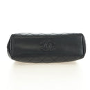 CHANEL Chain Matelasse Shoulder Bag Caviar Skin Black Gold CC Auth 181368SAM-5