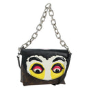 LOUIS VUITTON Monogram Pochette Kabuki Mask Umhängetasche M43532 Auth 181369SAM-1