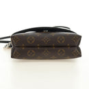 LOUIS VUITTON Monogram Pochette Kabuki Mask Umhängetasche M43532 Auth 181369SAM-5