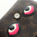 LOUIS VUITTON Monogram Pochette Kabuki Mask Umhängetasche M43532 Auth 181369SAM-22