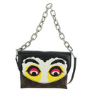 LOUIS VUITTON Monogram Pochette Kabuki Mask Umhängetasche M43532 Auth 181369SAM-13