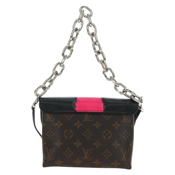 LOUIS VUITTON Monogram Pochette Kabuki Mask Umhängetasche M43532 Auth 181369SAM
