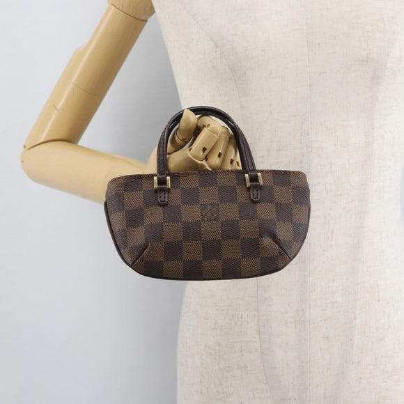 LOUIS VUITTON Damier Ebene Manosque GM Accessoiretasche N51120 LV Auth 181370A