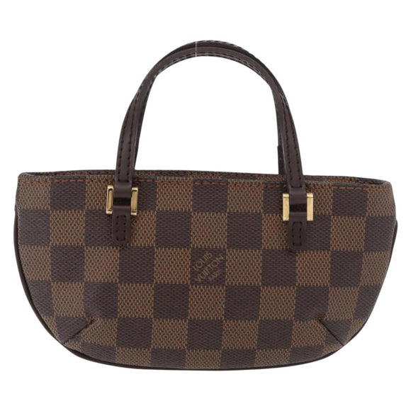 LOUIS VUITTON Damier Ebene Manosque GM Accessoiretasche N51120 LV Auth 181370A