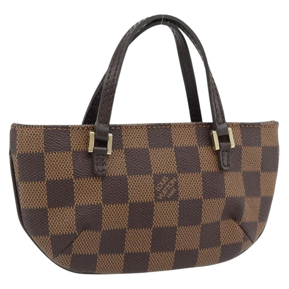 LOUIS VUITTON Damier Ebene Manosque GM Accessory Pouch N51120 LV Auth 181371A