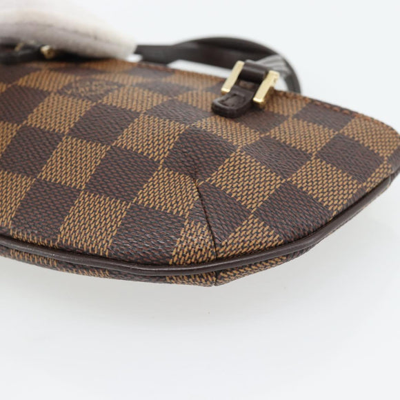 LOUIS VUITTON Damier Ebene Manosque GM Accessory Pouch N51120 LV Auth 181371A