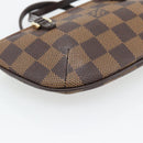 LOUIS VUITTON Damier Ebene Manosque GM Accessory Pouch N51120 LV Auth 181371A-16