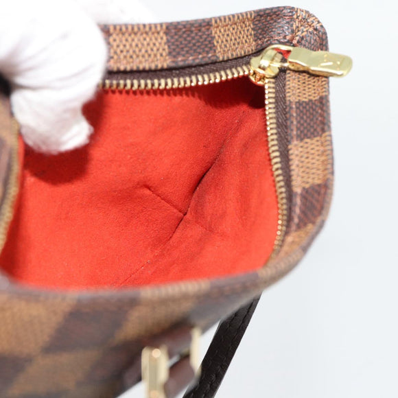 LOUIS VUITTON Damier Ebene Manosque GM Accessory Pouch N51120 LV Auth 181371A