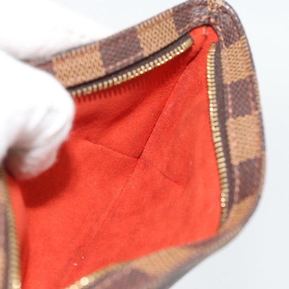 LOUIS VUITTON Damier Ebene Manosque GM Accessory Pouch N51120 LV Auth 181371A