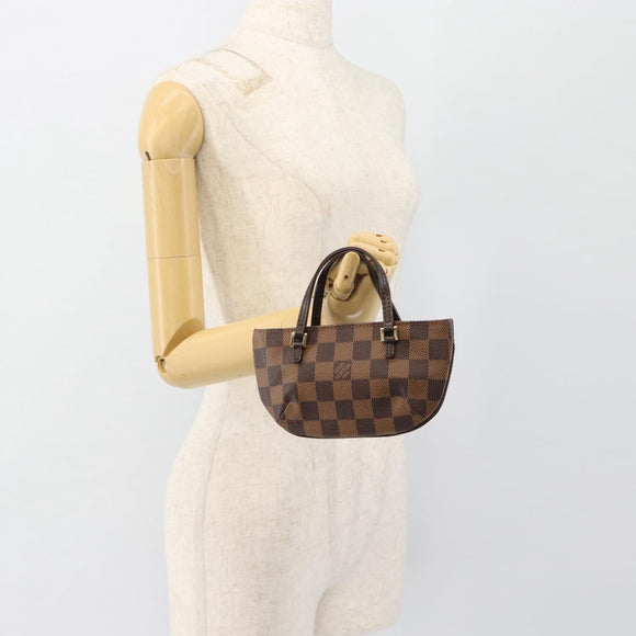 LOUIS VUITTON Damier Ebene Manosque GM Accessory Pouch N51120 LV Auth 181371A