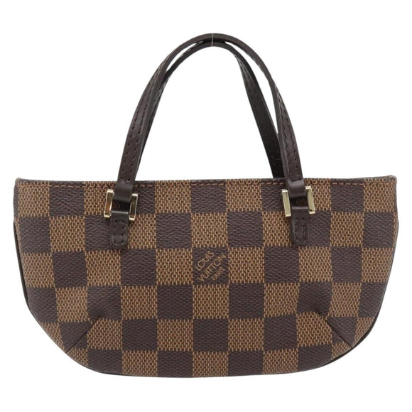 LOUIS VUITTON Damier Ebene Manosque GM Accessory Pouch N51120 LV Auth 181371A