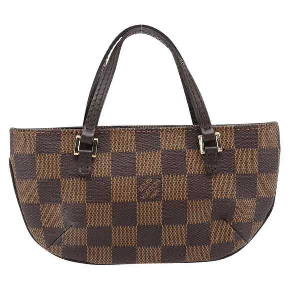 LOUIS VUITTON Damier Ebene Manosque GM Accessory Pouch N51120 LV Auth 181371A