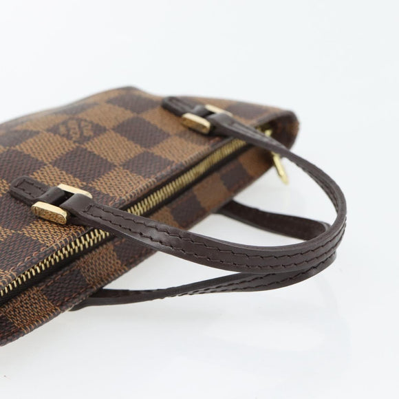 LOUIS VUITTON Damier Ebene Manosque GM Accessory Pouch N51120 LV Auth 181371A