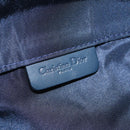 Christian Dior Trotter Canvas Satteltasche Navy Gold Auth 181372A-18