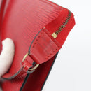LOUIS VUITTON Epi Pochette Accessoires Pouch Red M52947 LV Auth 181376-17