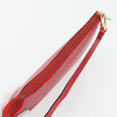LOUIS VUITTON Epi Pochette Accessoires Pouch Red M52947 LV Auth 181376-6
