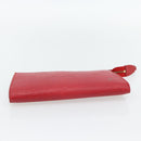 LOUIS VUITTON Epi Pochette Accessoires Pouch Red M52947 LV Auth 181376-5