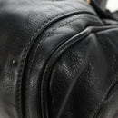 Chloe Paddington Hand Bag Leather Black Gold Silver Auth 181380SAV-15