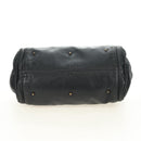 Chloe Paddington Hand Bag Leather Black Gold Silver Auth 181380SAV-5