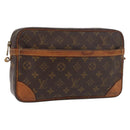 LOUIS VUITTON Monogram Compiegne 28 Clutch Bag M51845 LV Auth 181382-1