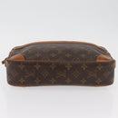 LOUIS VUITTON Monogram Compiegne 28 Clutch Bag M51845 LV Auth 181382-7