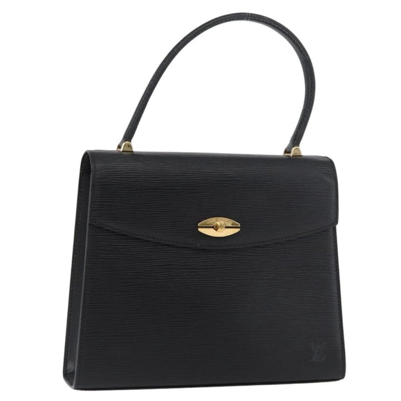 LOUIS VUITTON Epi Malesherbes Hand Bag Black M52372 LV Auth 181383