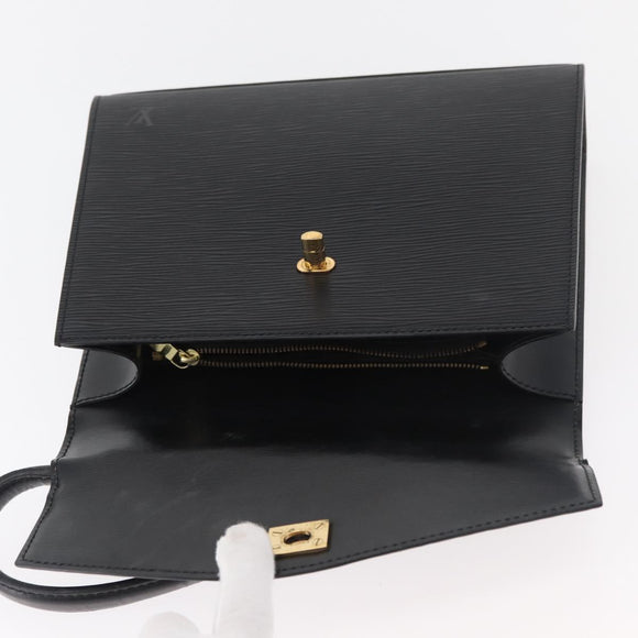 LOUIS VUITTON Epi Malesherbes Hand Bag Black M52372 LV Auth 181383