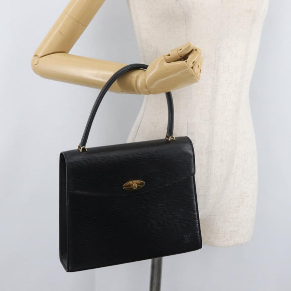 LOUIS VUITTON Epi Malesherbes Hand Bag Black M52372 LV Auth 181383