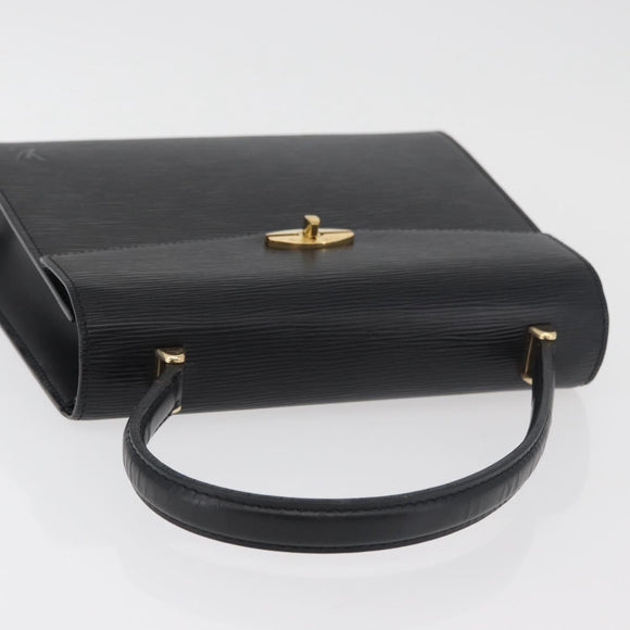 LOUIS VUITTON Epi Malesherbes Hand Bag Black M52372 LV Auth 181383