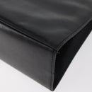 Salvatore Ferragamo Gancini Shoulder Bag Leather Black Gold Auth 181384-13