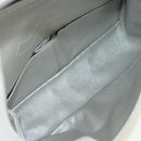 CHANEL 2.55 Chain Shoulder Bag Lamb Skin Silver CC Auth 181385SAM-10