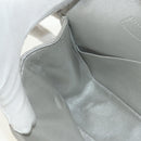 CHANEL 2.55 Chain Shoulder Bag Lamb Skin Silver CC Auth 181385SAM-25