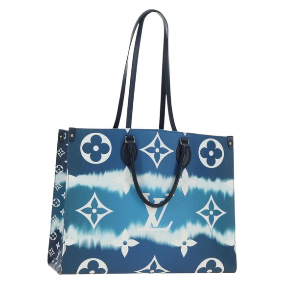LOUIS VUITTON LV Escal Monogram On the Go GM Bag Blue M45120 LV Auth 181389SAM
