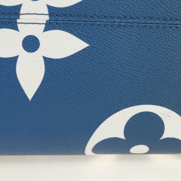 LOUIS VUITTON LV Escal Monogram On the Go GM Bag Blue M45120 LV Auth 181389SAM
