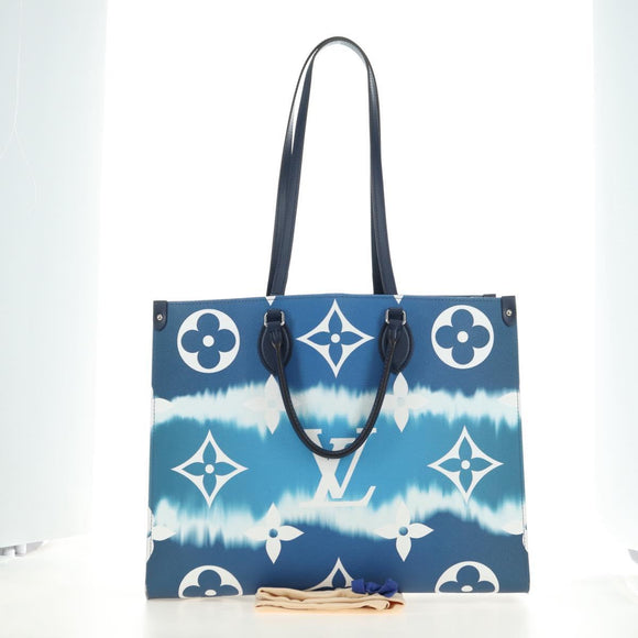 LOUIS VUITTON LV Escal Monogram On the Go GM Bag Blue M45120 LV Auth 181389SAM