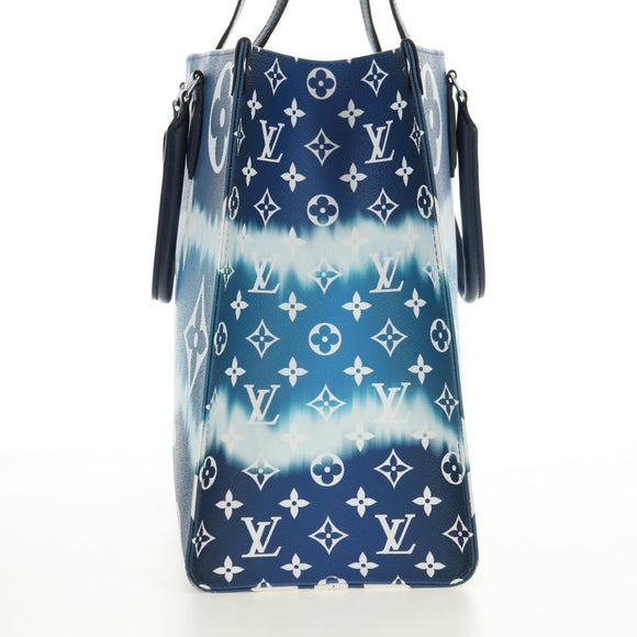 LOUIS VUITTON LV Escal Monogram On the Go GM Bag Blue M45120 LV Auth 181389SAM