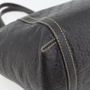 GUCCI GG Canvas Guccissima Tote Tas Leer Donkerbruin Goud 233607 Auth 181391V-16