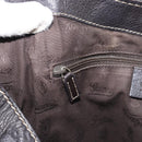 GUCCI GG Canvas Guccissima Tote Tas Leer Donkerbruin Goud 233607 Auth 181391V-20