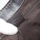 GUCCI GG Canvas Guccissima Tote Tas Leer Donkerbruin Goud 233607 Auth 181391V-11