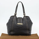 GUCCI GG Canvas Guccissima Tote Tas Leer Donkerbruin Goud 233607 Auth 181391V-12