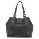 GUCCI GG Canvas Guccissima Tote Tas Leer Donkerbruin Goud 233607 Auth 181391V-2