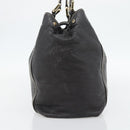 GUCCI GG Canvas Guccissima Tote Tas Leer Donkerbruin Goud 233607 Auth 181391V-4