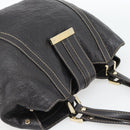 GUCCI GG Canvas Guccissima Tote Tas Leer Donkerbruin Goud 233607 Auth 181391V-6