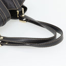 GUCCI GG Canvas Guccissima Tote Tas Leer Donkerbruin Goud 233607 Auth 181391V-7
