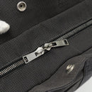 HERMES Her Line MM Handtasche Canvas Grau Silber Auth 181392-17