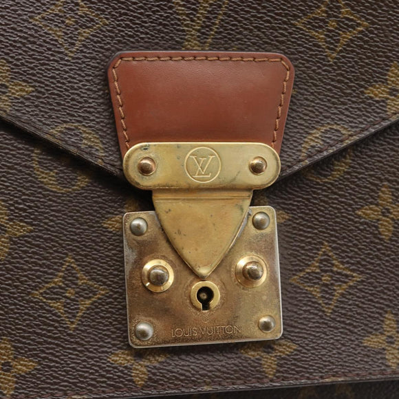 LOUIS VUITTON Monogram Monceau 28 Hand Bag M51185 LV Auth 181393