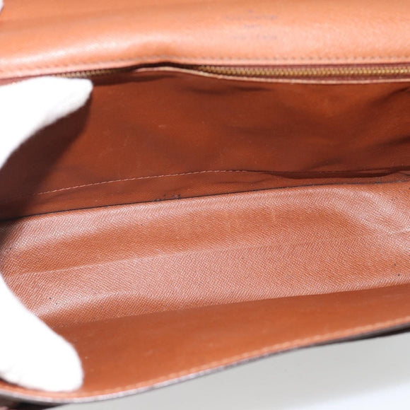LOUIS VUITTON Monogram Monceau 28 Hand Bag M51185 LV Auth 181393